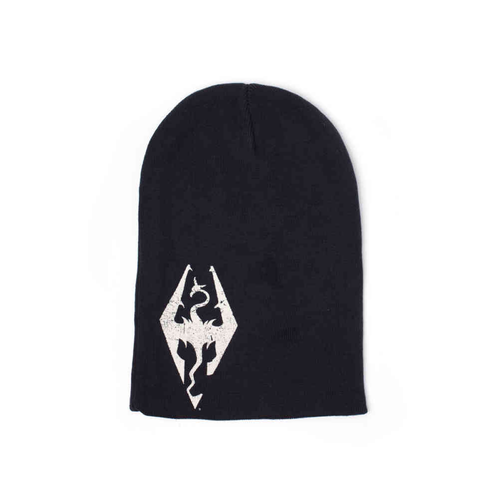 The Elder Scrolls V: Skyrim - Emblem Beanie Muts - Zwart